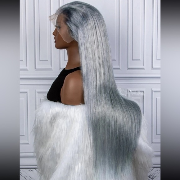 13*4 T-Part Lace 180% Density Ombre Straight Human Hair Wig 28’ - Picture 2 of 4